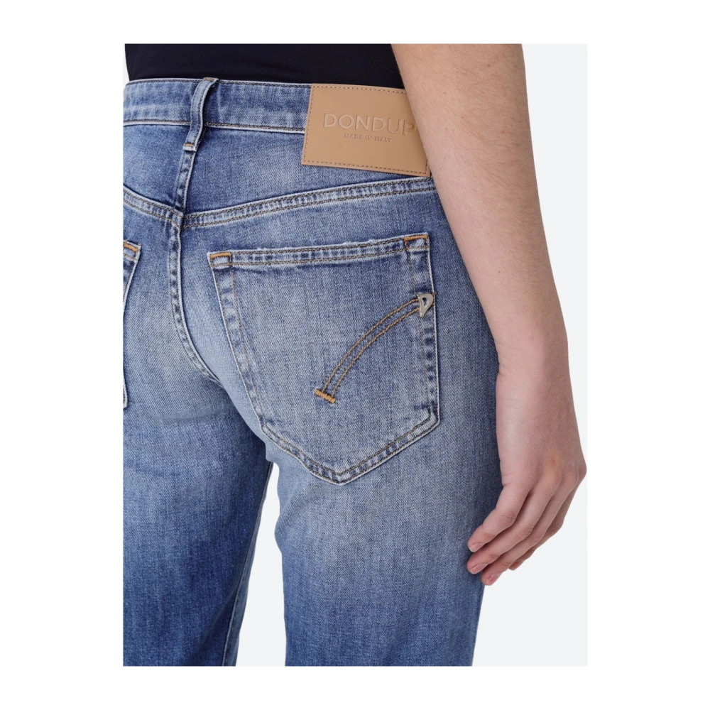Dondup Slim Coco Denim Stretch Jeans Blue Dames