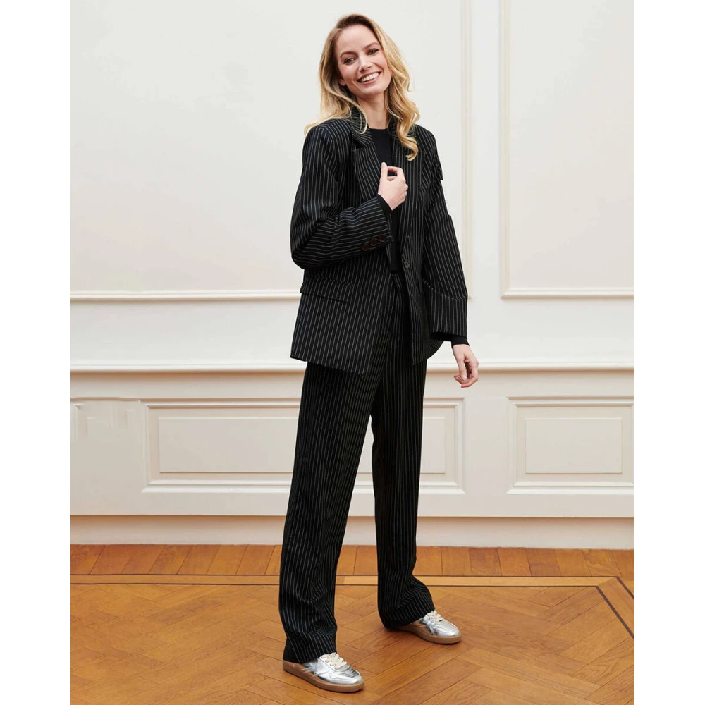 Lofty Manner Stijlvolle Liset Blazer Black Dames