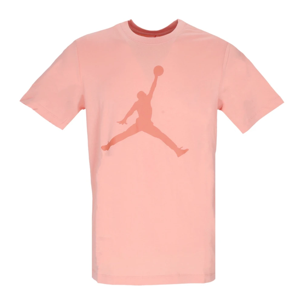 Jordan Jumpman Crew T-shirt Rood Pink Heren