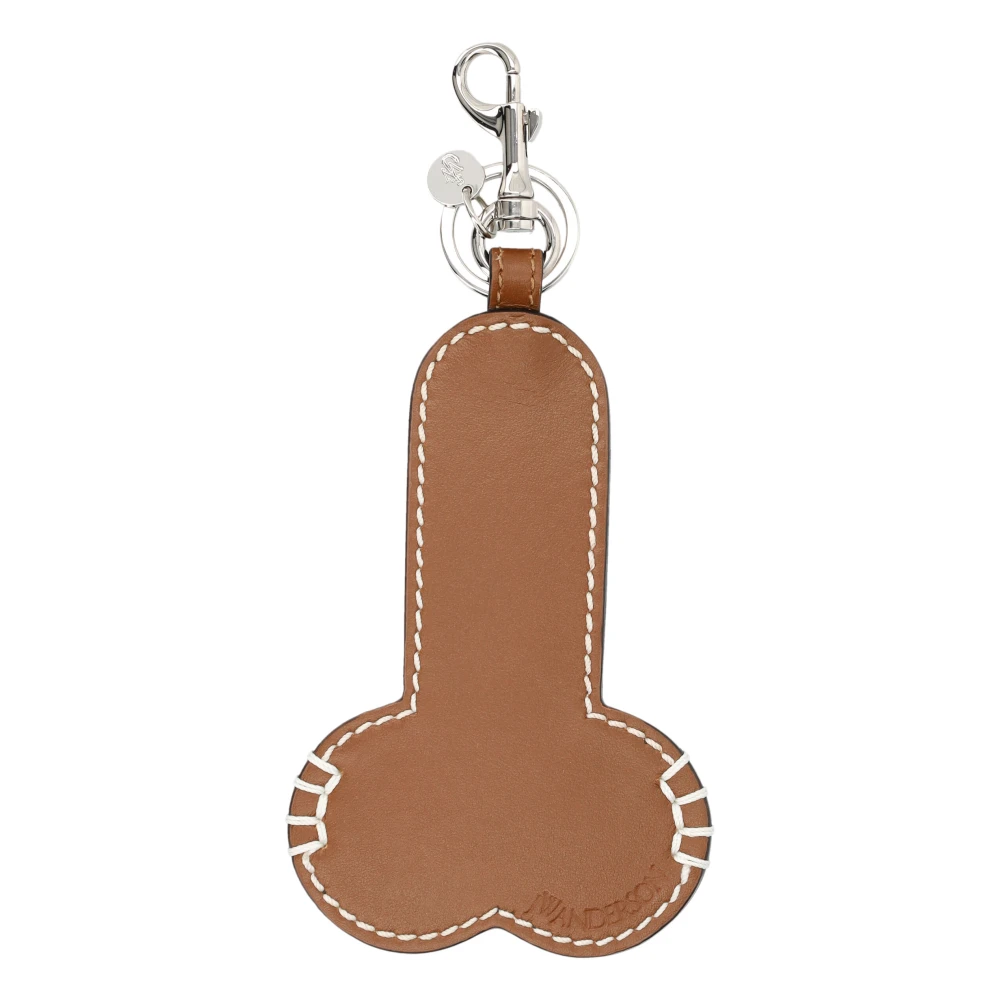 JW Anderson Fallus Sleutelhouder Tan Ss25 Brown Unisex