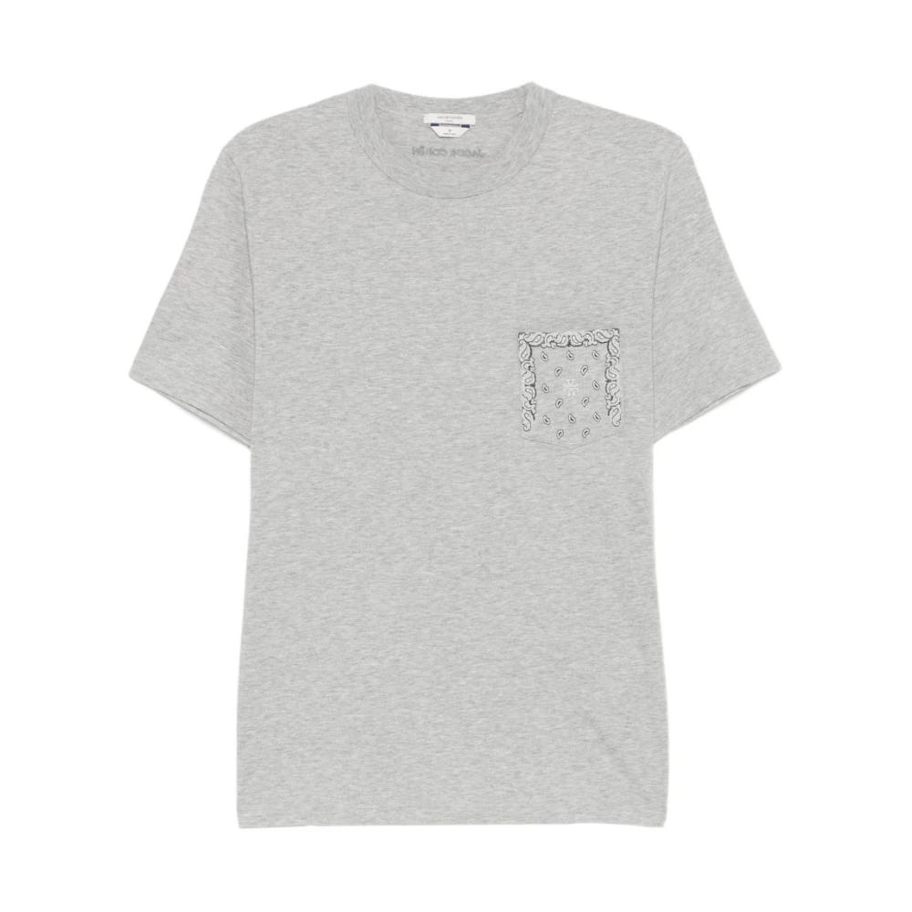 Jacob Cohën Men's Gray T-Shirts, Xl, Cotton Jersey Crewneck T-Shirt With Print