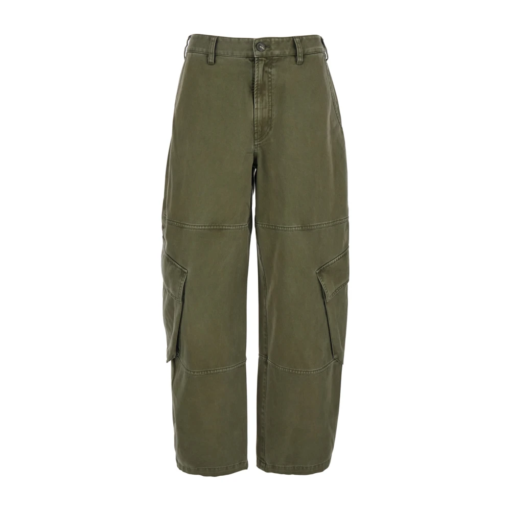 Frame Groene Bubble Cargo Jeans Vrouw Green Dames