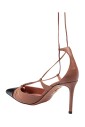 escarpins-en-cuir-rose-noir-bout-pointu