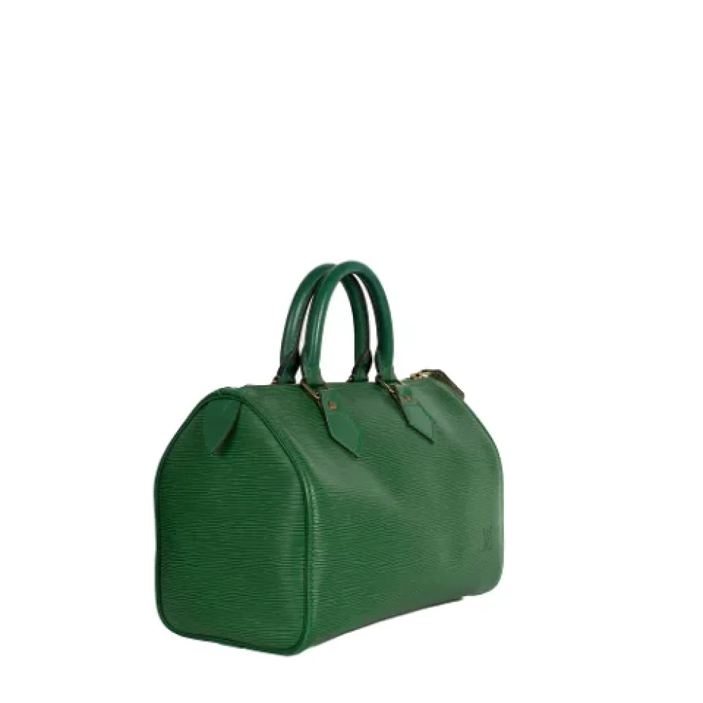 Louis Vuitton Vintage Pre-owned Leather handbags Green Dames