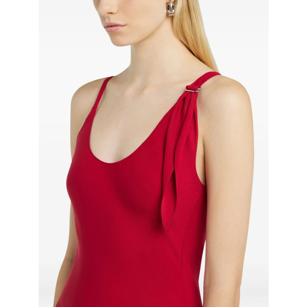 Courrèges Rode Elegante Jurk Damesmode Red Dames
