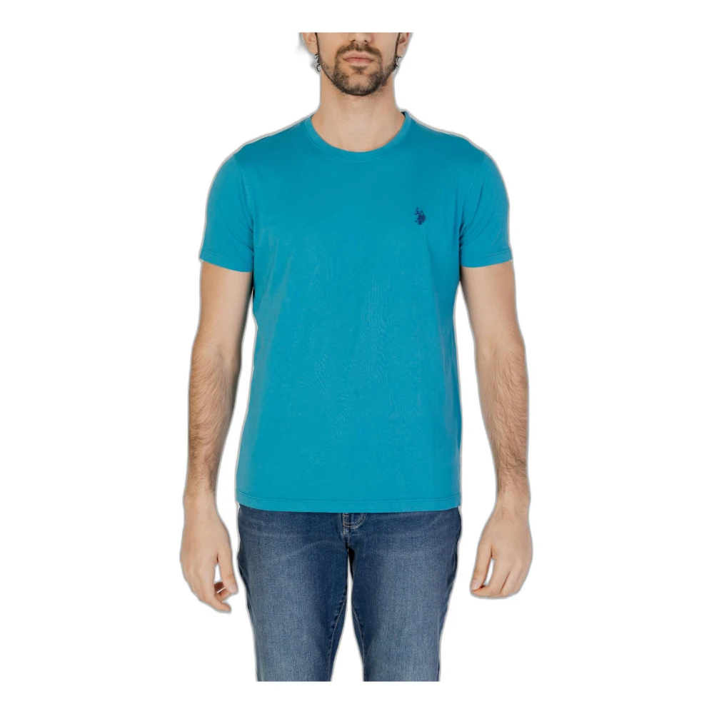 U.s. Polo Assn. T-Shirts Blue Heren