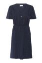 robe-bleu-marine-avec-col-en-v