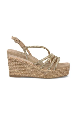 Tubular Body Wedge Sandal