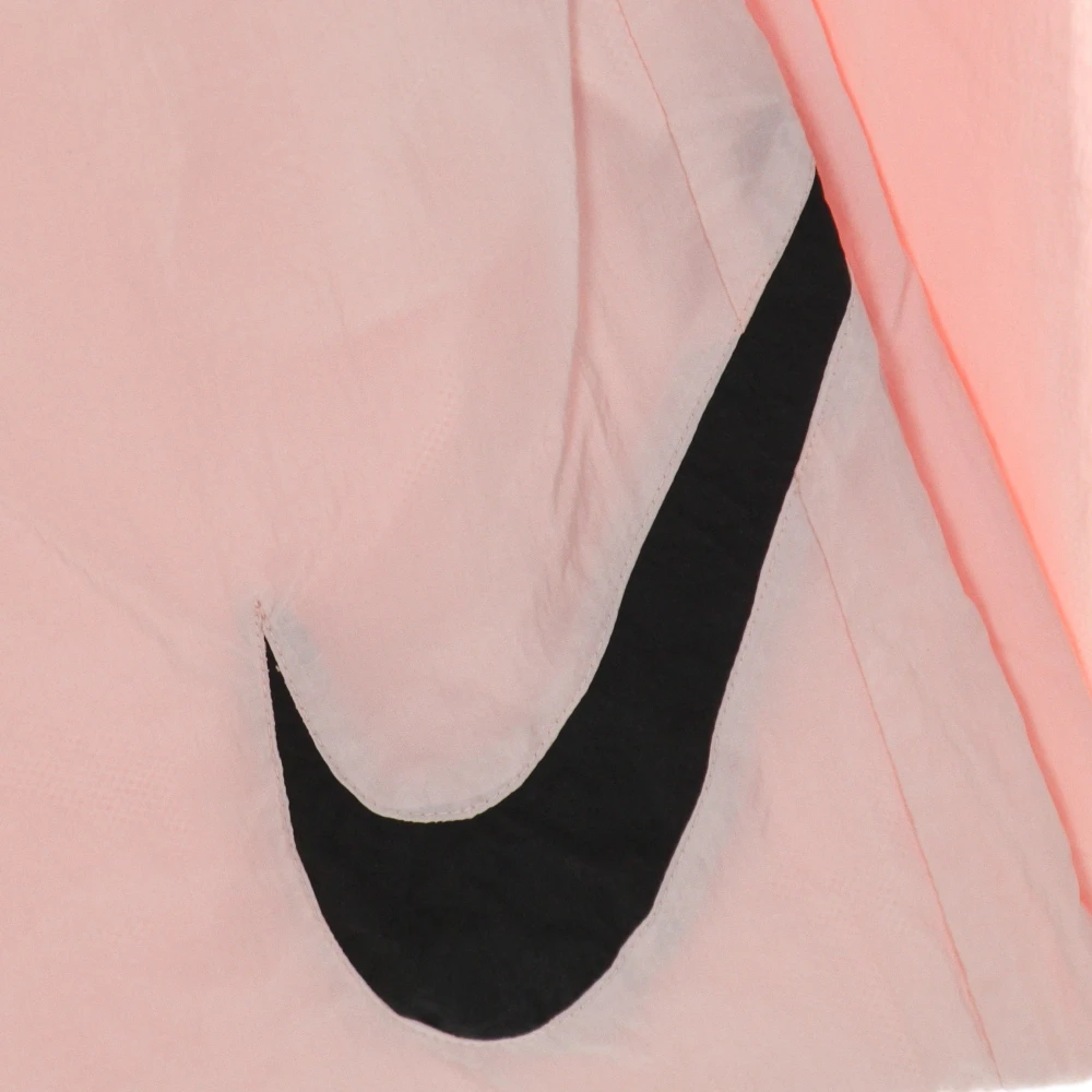 Nike Essentiële Geweven Broek in Atmosfeer Zwart Pink Dames