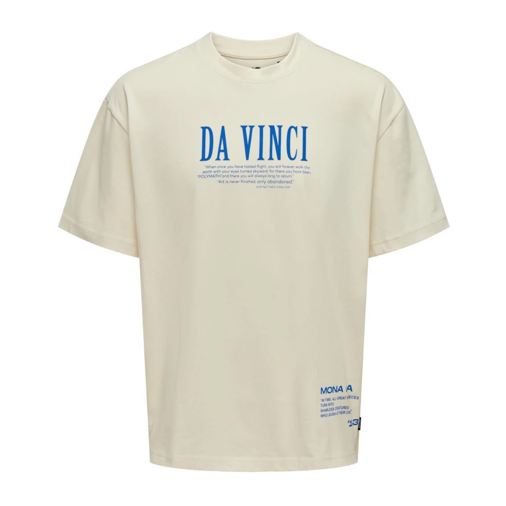 Only & Sons Vinci T-shirt met korte mouwen White Heren