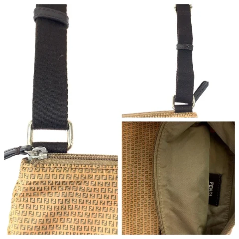 Fendi Vintage Pre-owned Canvas fendi-bags Brown Dames