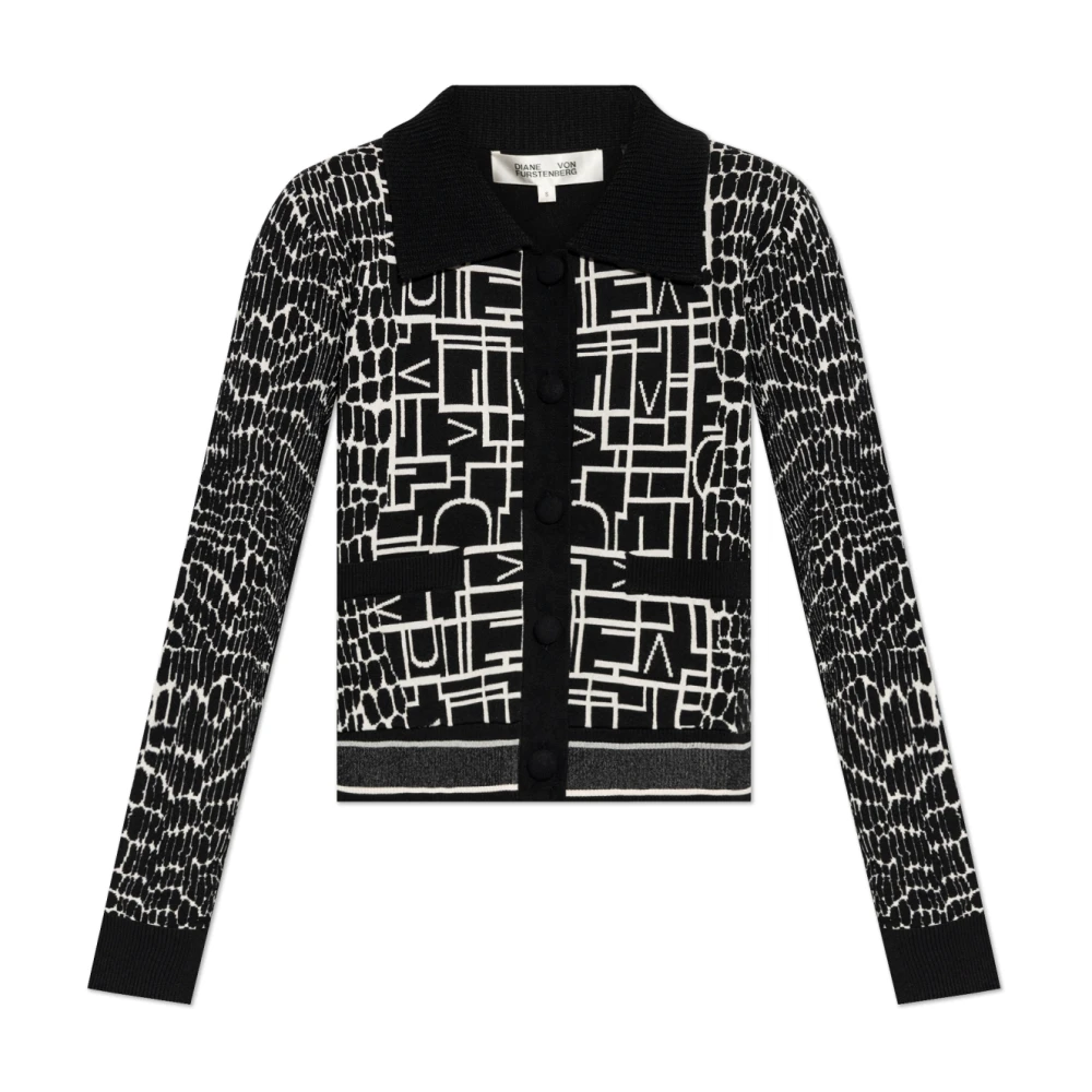 Diane Von Furstenberg Knoopvest Black Dames