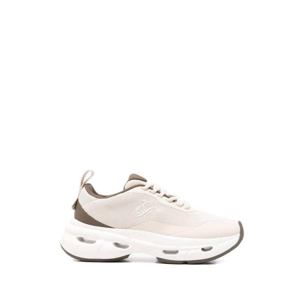 Emporio Armani Knit Trainers - Female - Running Shoes - White - 4 Uk - Sport