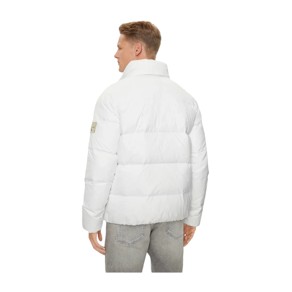 Calvin Klein Stijlvolle Jas voor Mannen White Heren