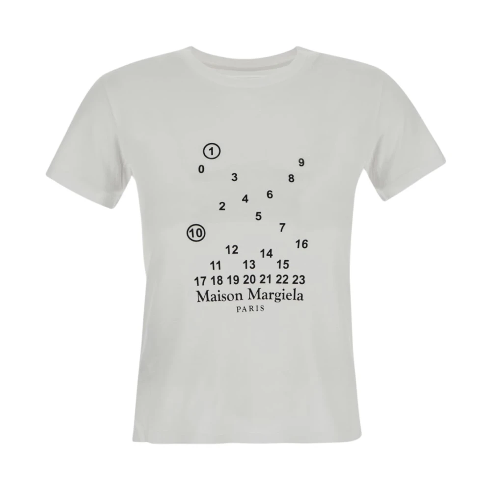 Maison Margiela Logo T-shirt White Dames