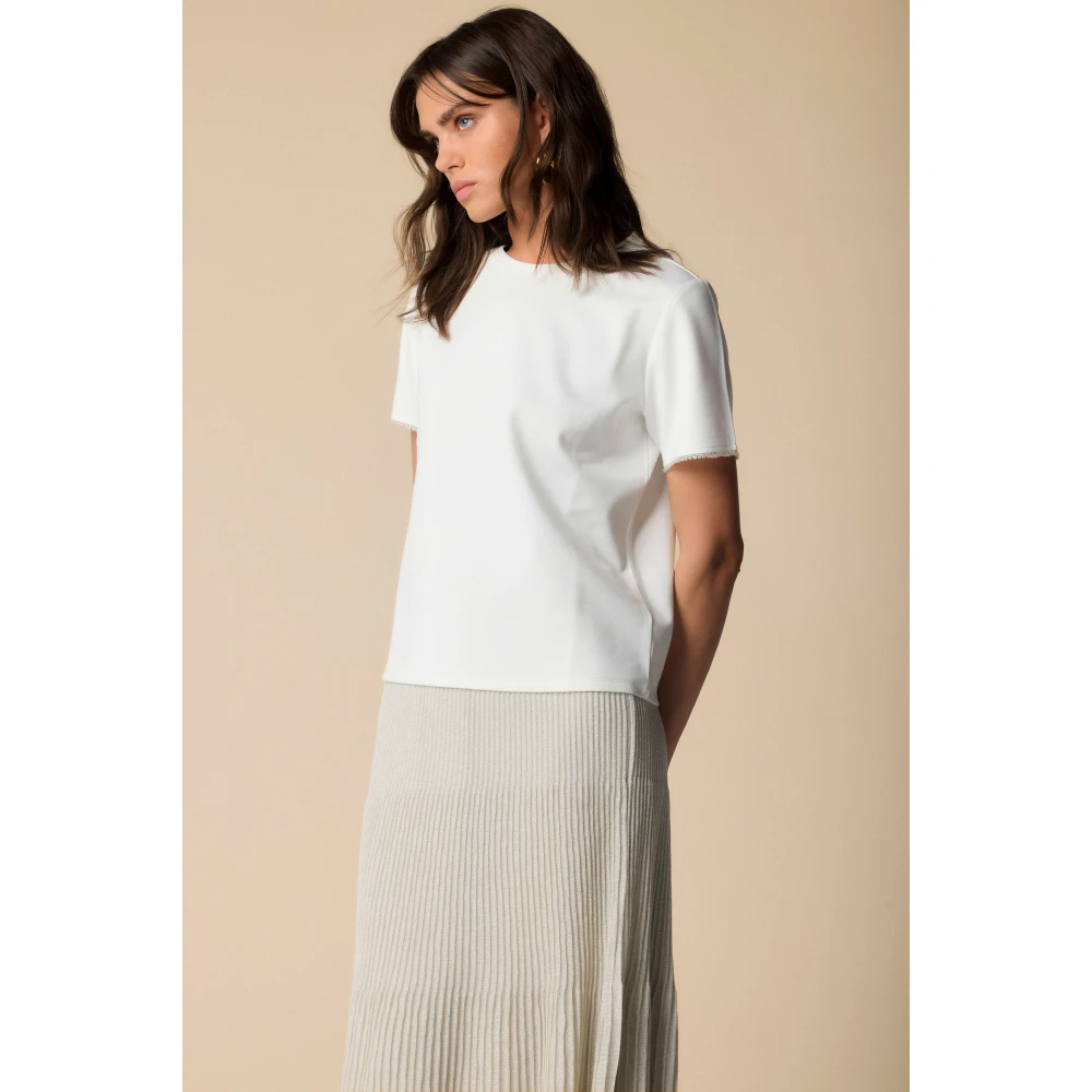 Kocca Stijlvolle T-shirts voor mannen en vrouwen White Dames