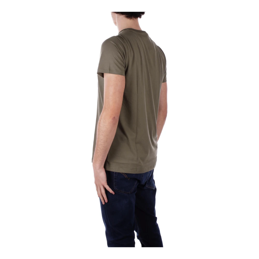 Lacoste Militaire Stijl T-shirts en Polo's Green Heren