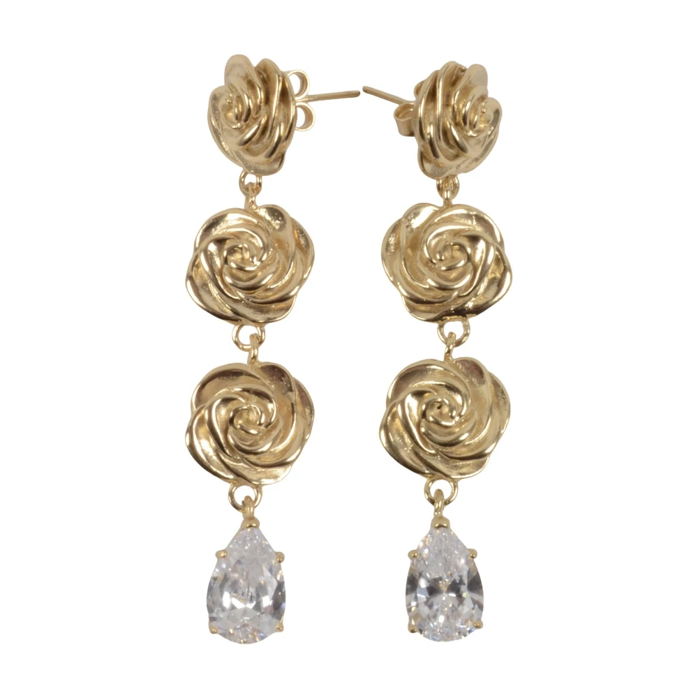 Magda Butrym Women's Yellow Earrings, One Size, Re26 Earrings 06