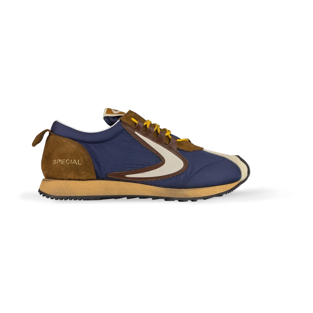 Valsport 1920 Handgemaakte Blauwe Nylon Sneakers Heren Schoenen