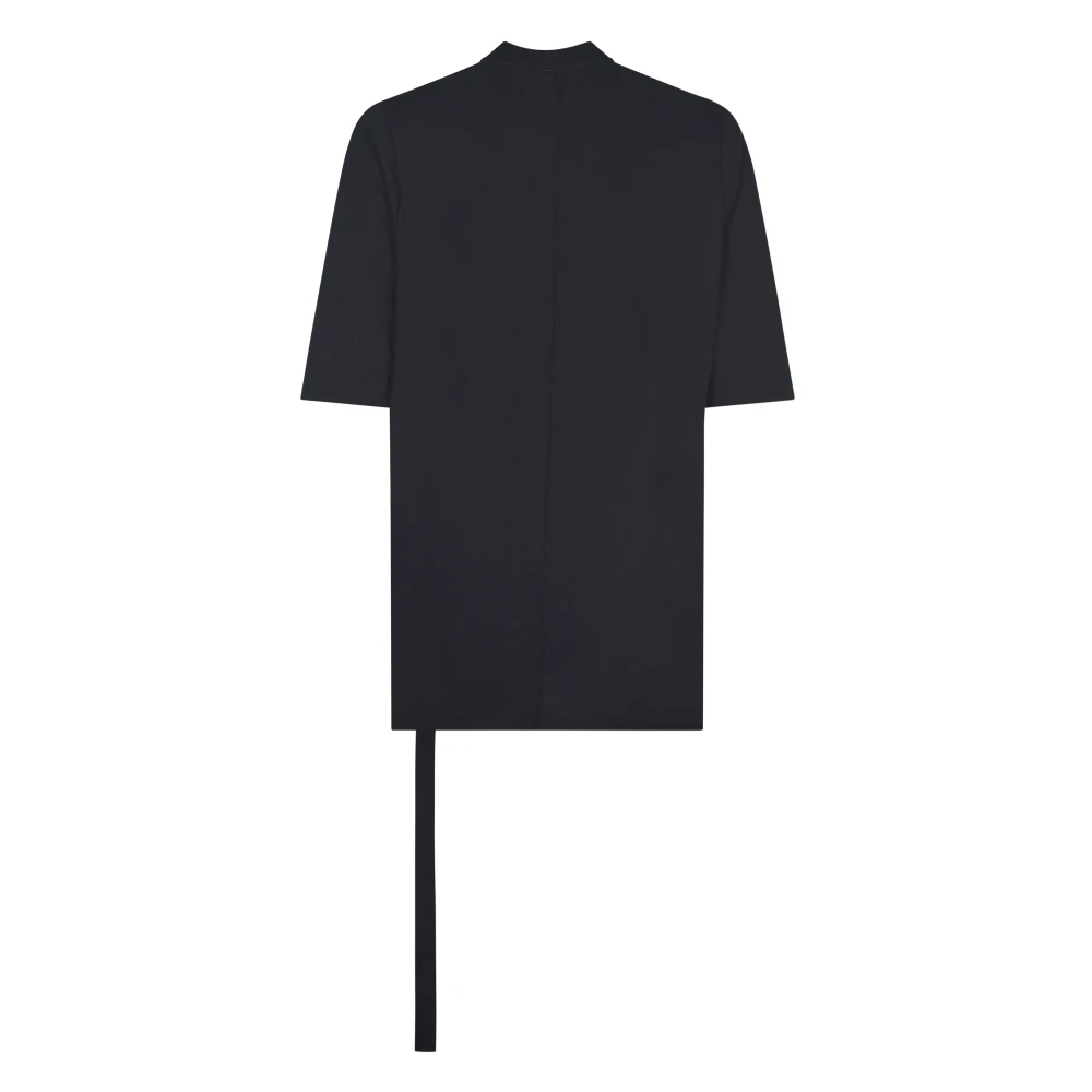 Rick Owens Zwarte T-shirts en Polos Jumbo SS Black Heren