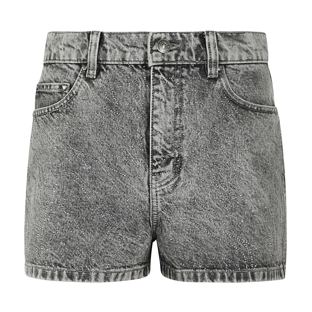 Rotate Birger Christensen Sprankelende Denim Jeans Gray Dames