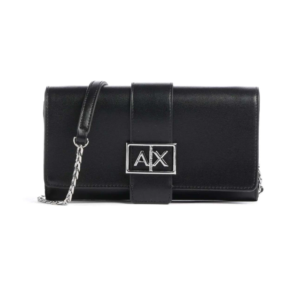 Armani Exchange Svart Portafogli