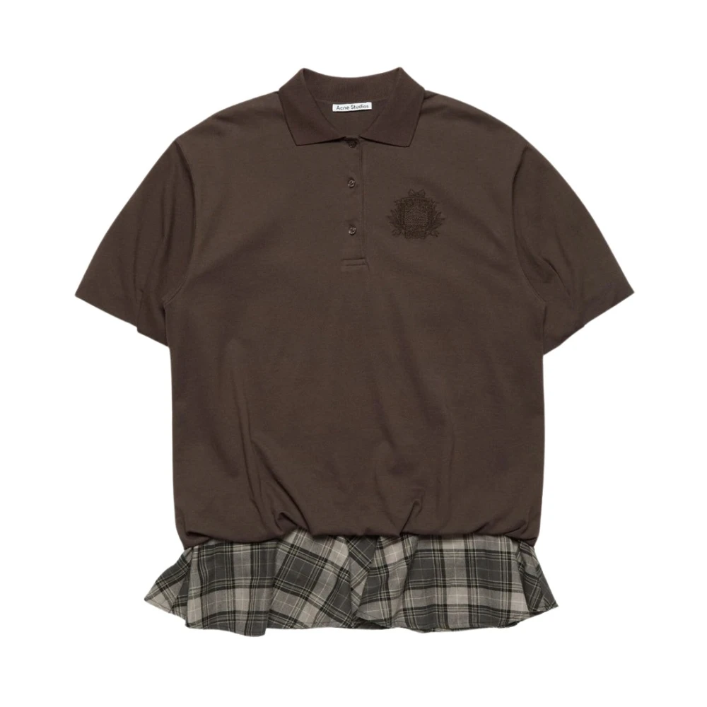 Acne Studios Donna Marrone - Abito T-Shirt A Strati - Dresses - M