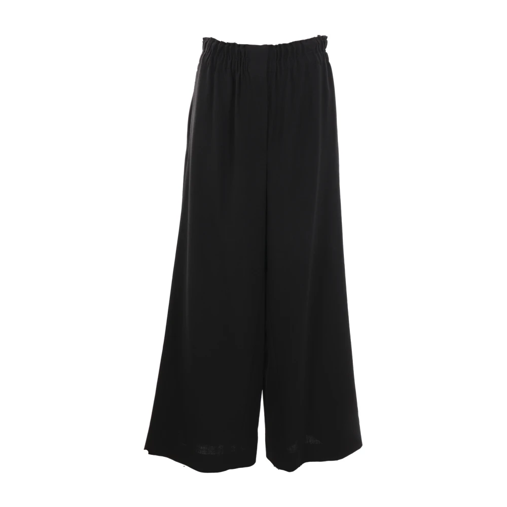 Quira Wijde Pijp Zwarte Broek Black Dames