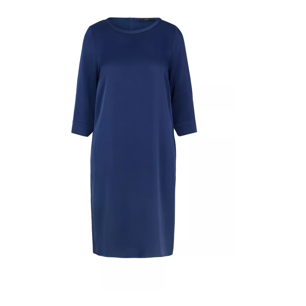 Windsor Elegante Midi Jurk Blue Dames