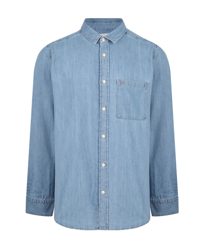 light-blue-denim-shirt