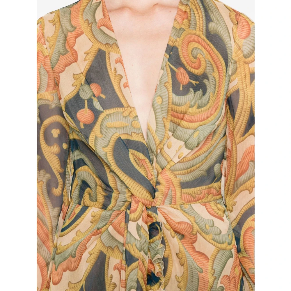 ETRO Elegante Zwarte Jurk voor Vrouwen Multicolor Dames