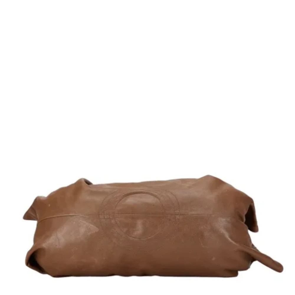 Loewe Pre-owned Leather handbags Brown Dames
