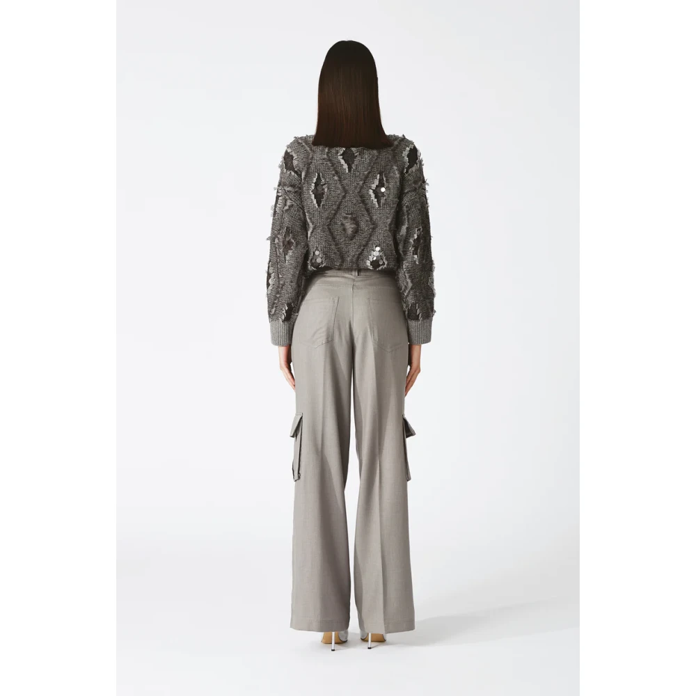 Nenette Grijze Sweaters voor Vrouwen Gray Dames