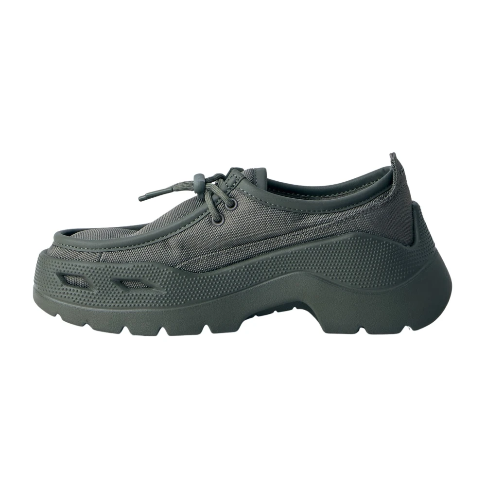 Crocs Men's Green Gallery Shoe Tech Trainers - Laced Shoes - 5 Uk - Shoes