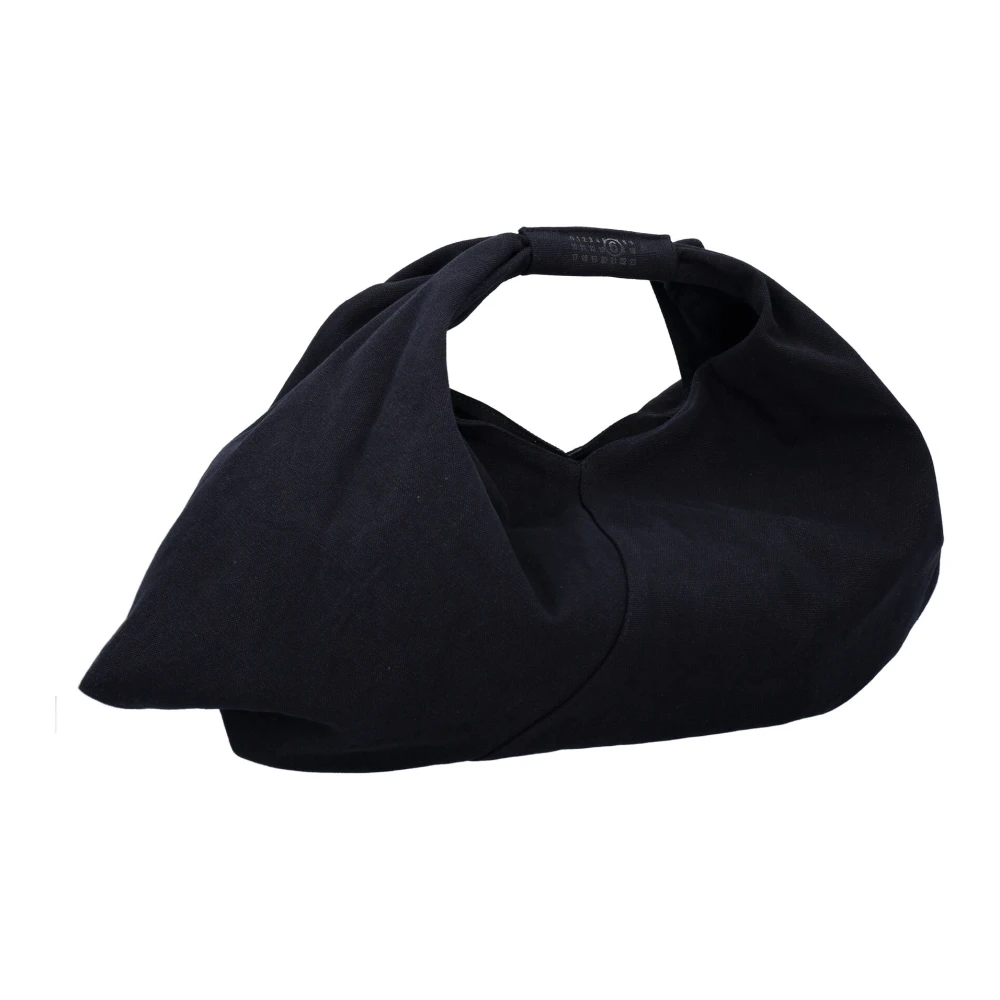 MM6 Maison Margiela Zwarte handtas met numerieke manchet Black Dames