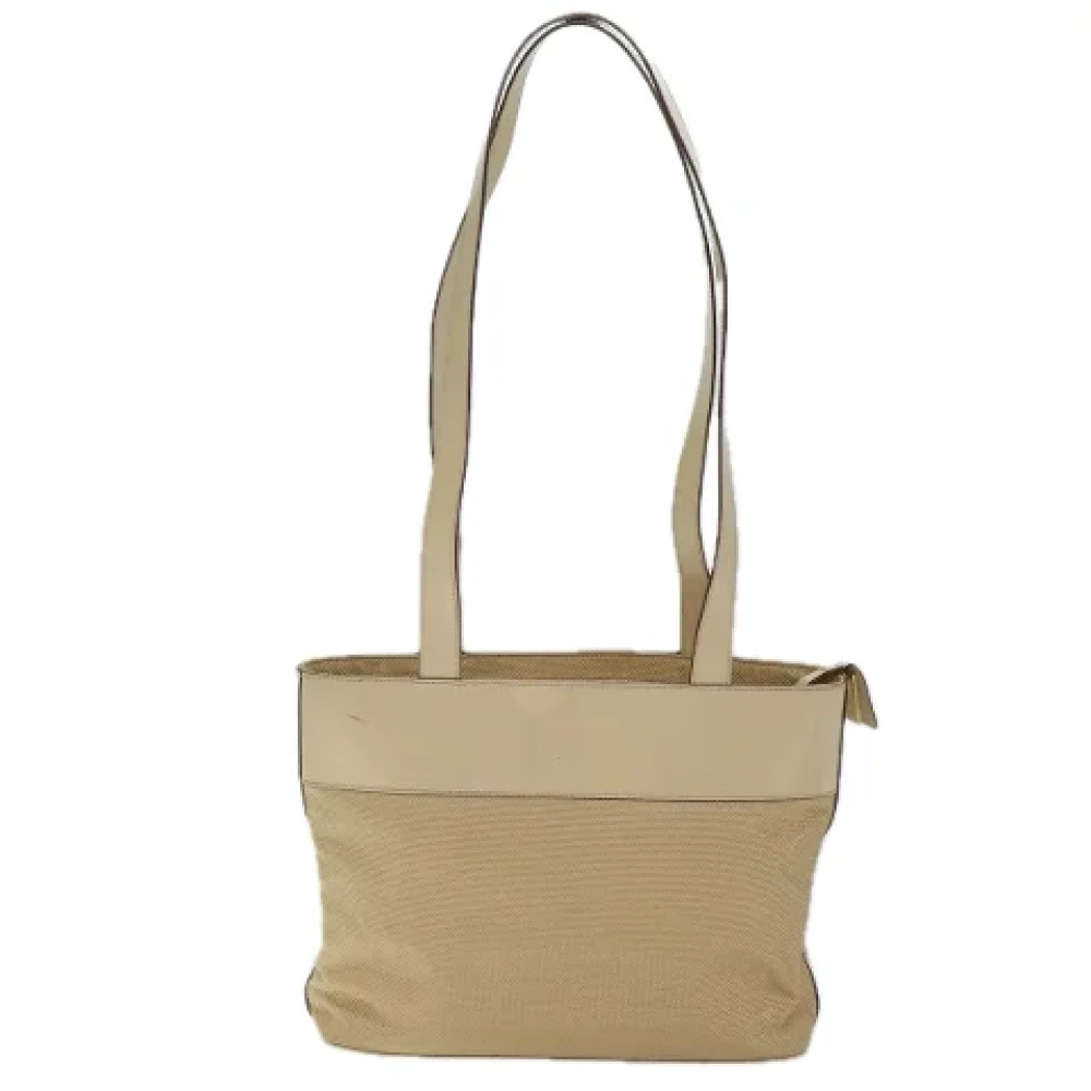 Celine Vintage Pre-owned Canvas celine-bags Beige Dames