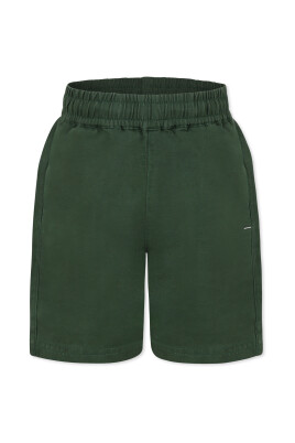 green-linen-cotton-blend-casual-shorts