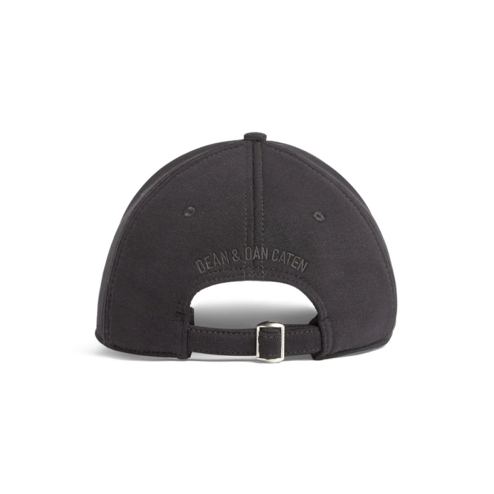 Dsquared2 Icoon Motief Geborduurd Logo Pet Black Heren