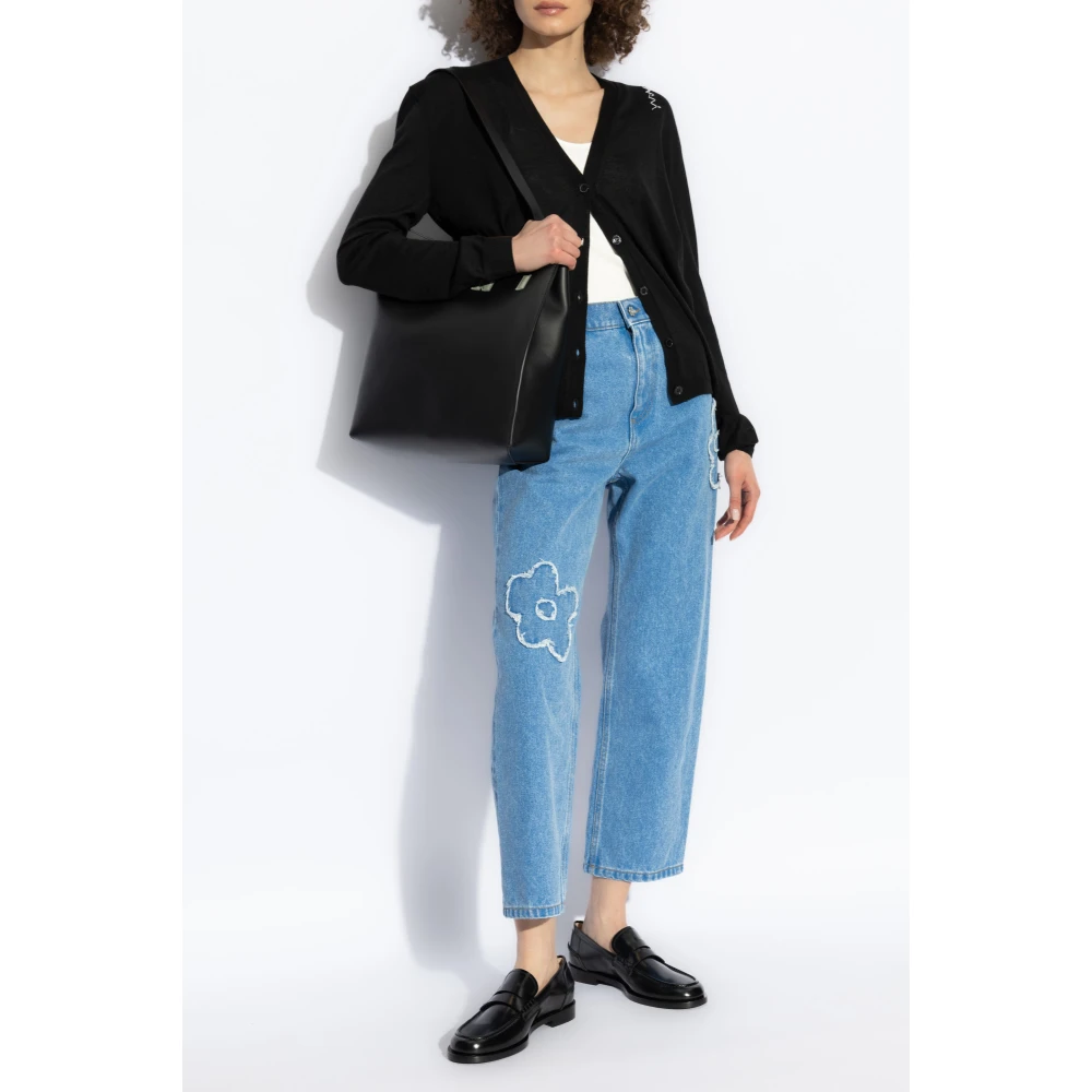 Marni Jeans met stiksels Blue Dames