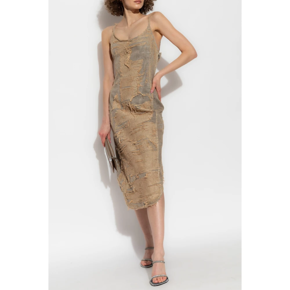 Diesel Jurk De-Vera-Fsg Beige Dames