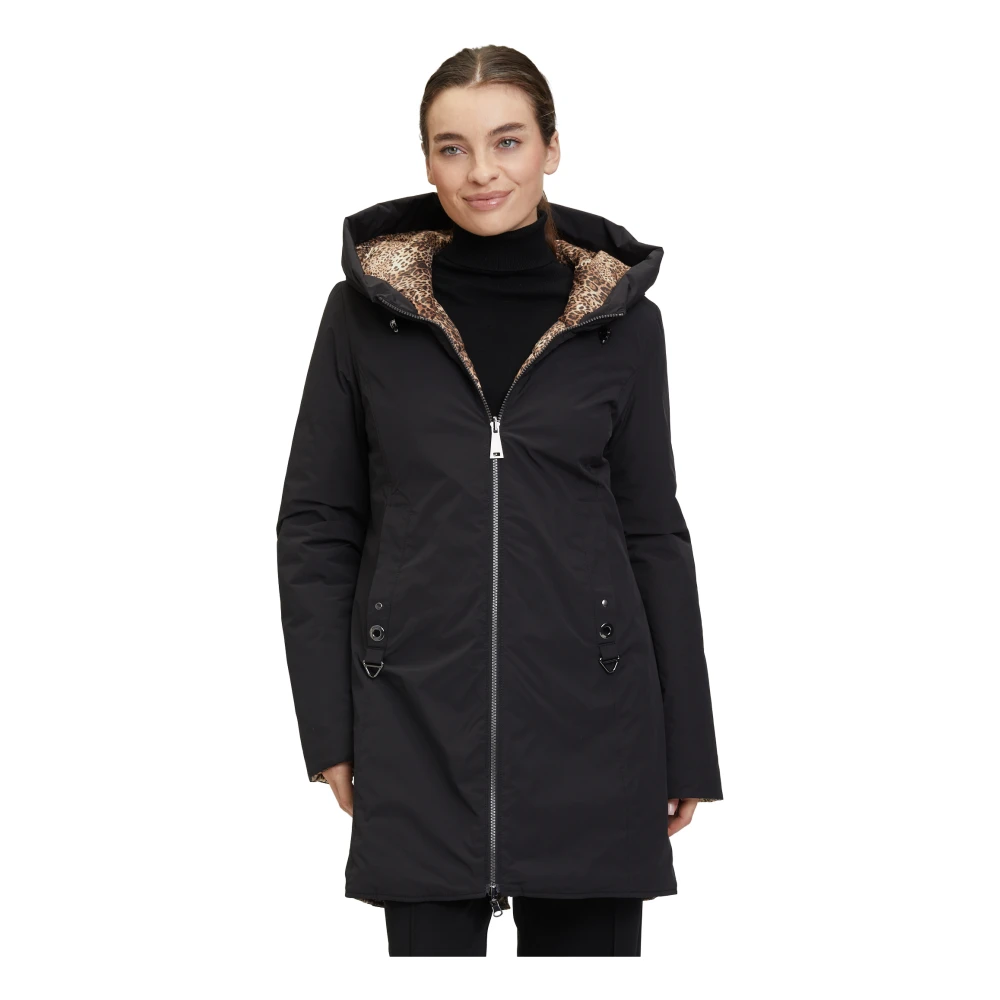 Betty Barclay Omkeerbare Hoodie Jas Black Dames