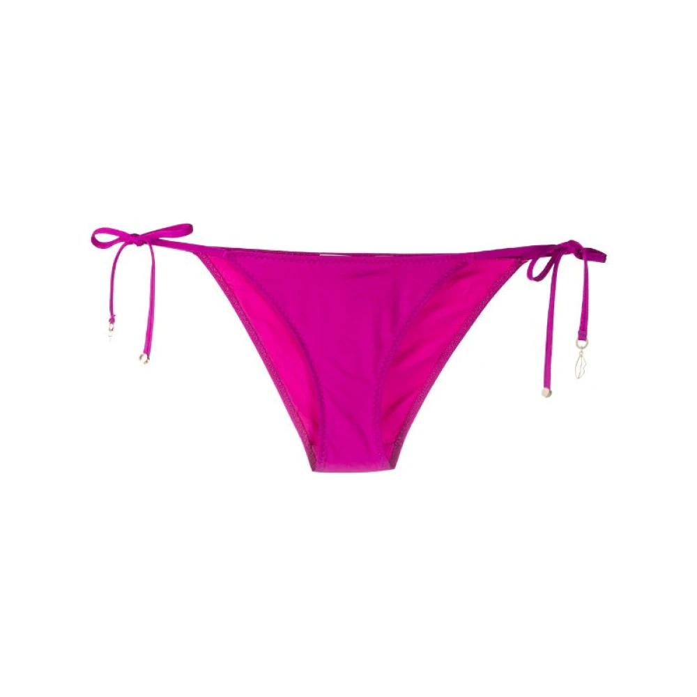 Stella Mccartney Women's Purple Tie Side Bikini - Bikinis - Xs - Swimwear