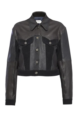 Smal Blouson i Läder
