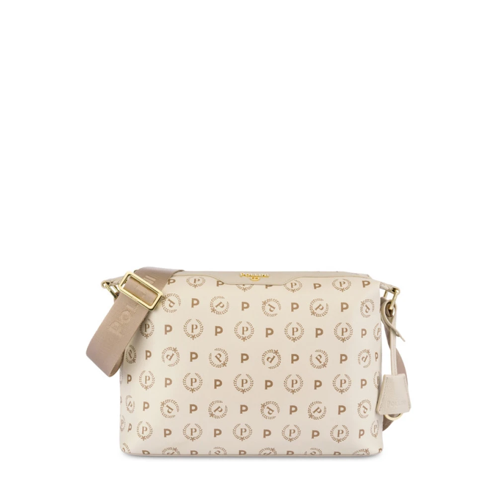 Pollini Donna Beige - Borsa A Tracolla Heritage Logo - Bags - One Size