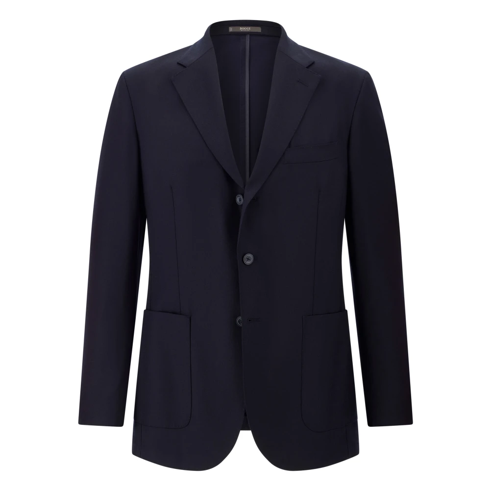 Boggi Milano Herren Blau Jacken, Mgröße: