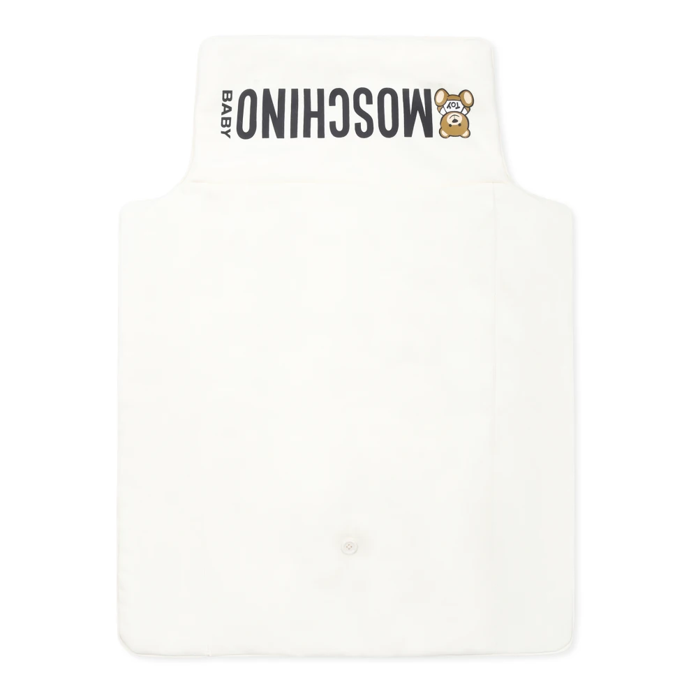 Moschino Ivoor luiertas met Teddy Bear Beige Unisex