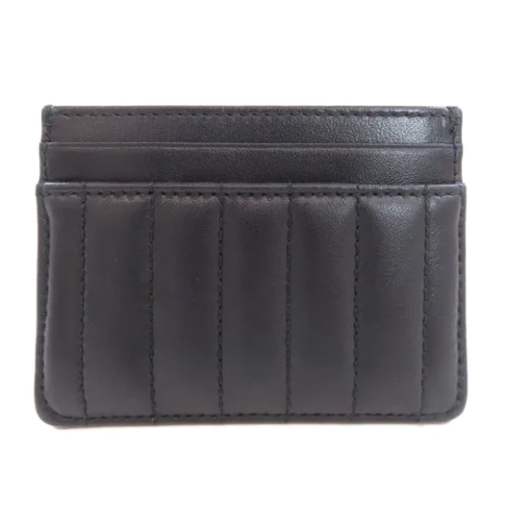 Burberry Vintage Pre-owned Leather wallets Black Dames