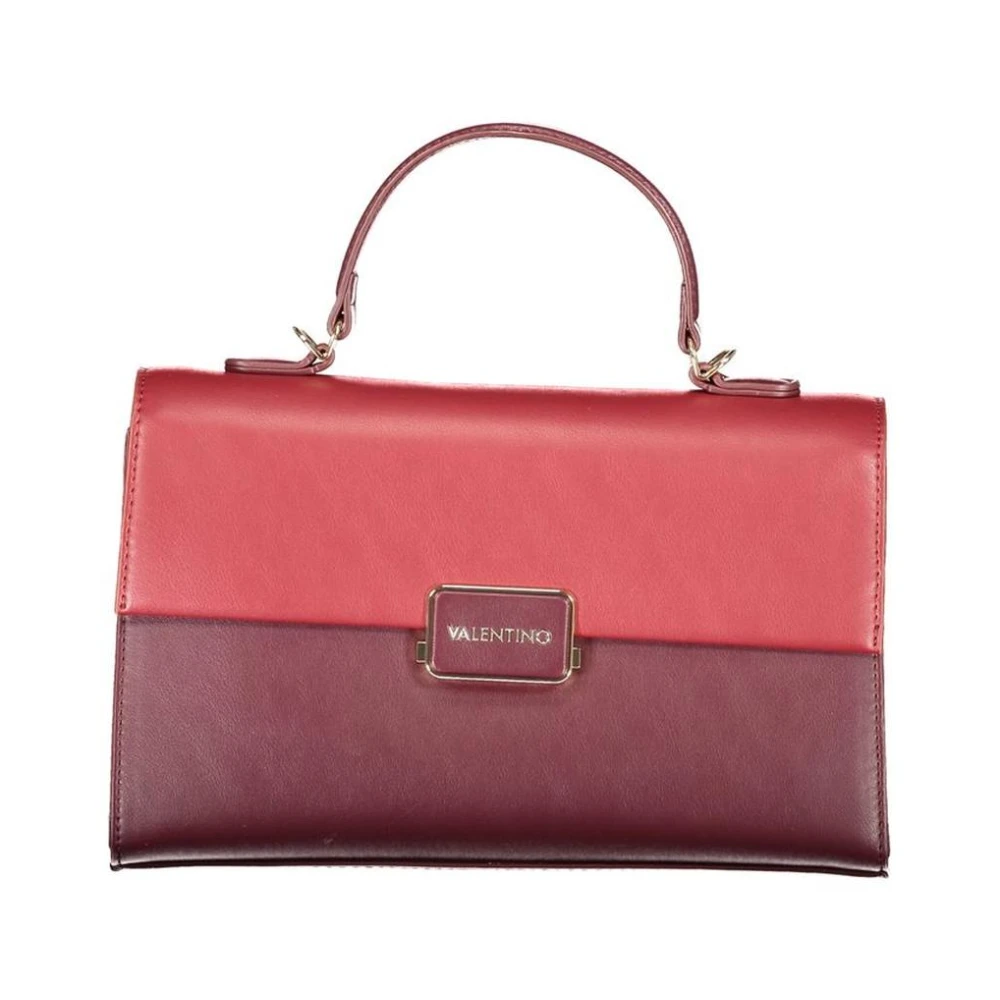 Valentino Twotone Satchel Handbag - Female - Handbags - Red - One Size - Bags