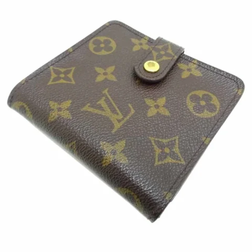 Louis Vuitton Vintage Pre-owned Canvas wallets Brown Dames