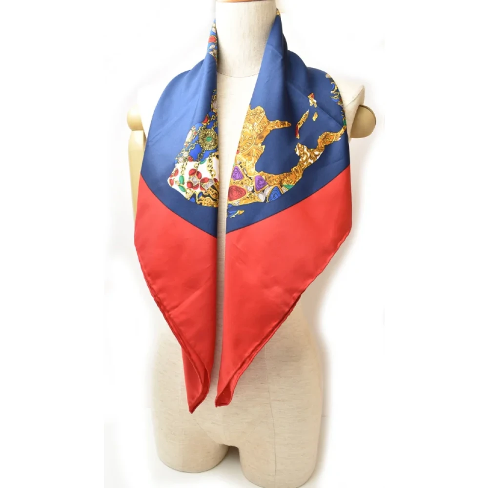 Chanel Vintage Pre-owned Canvas scarves Red Dames